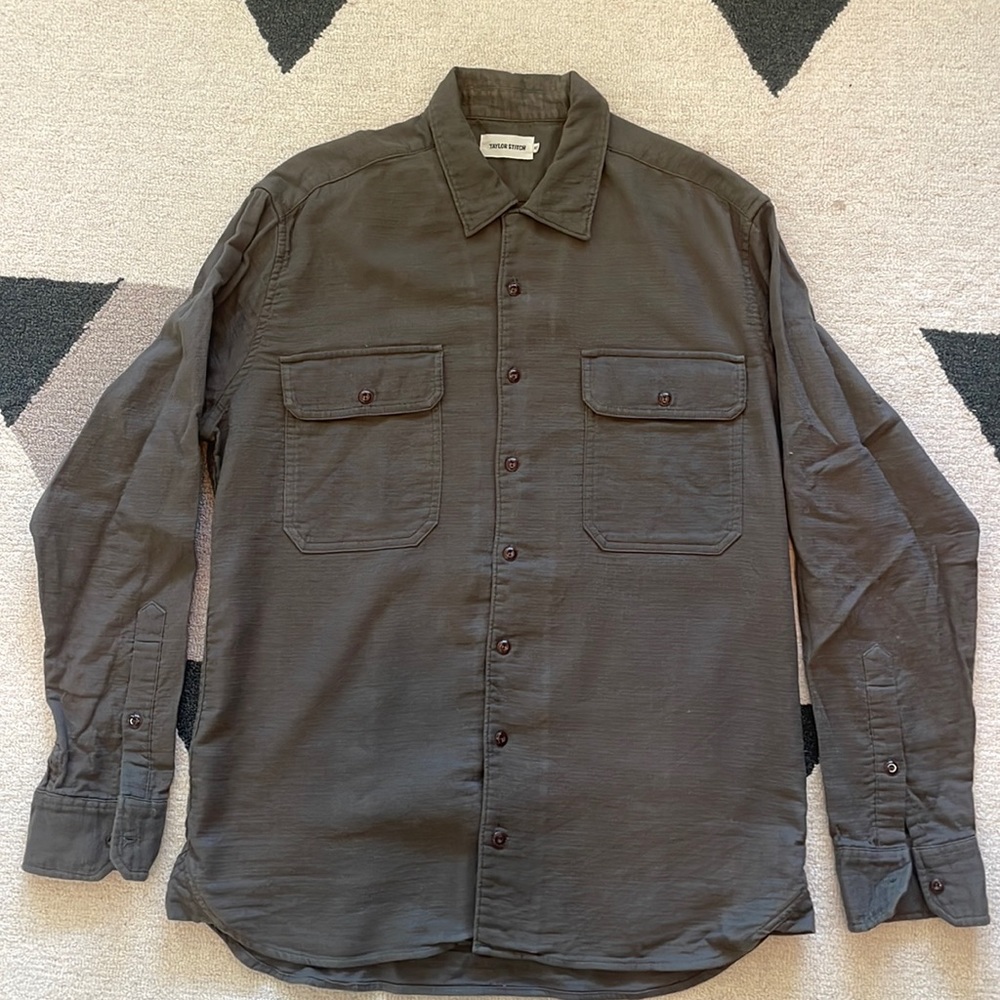 Taylor Stitch, Utility Shirt Walnut Double Cloth